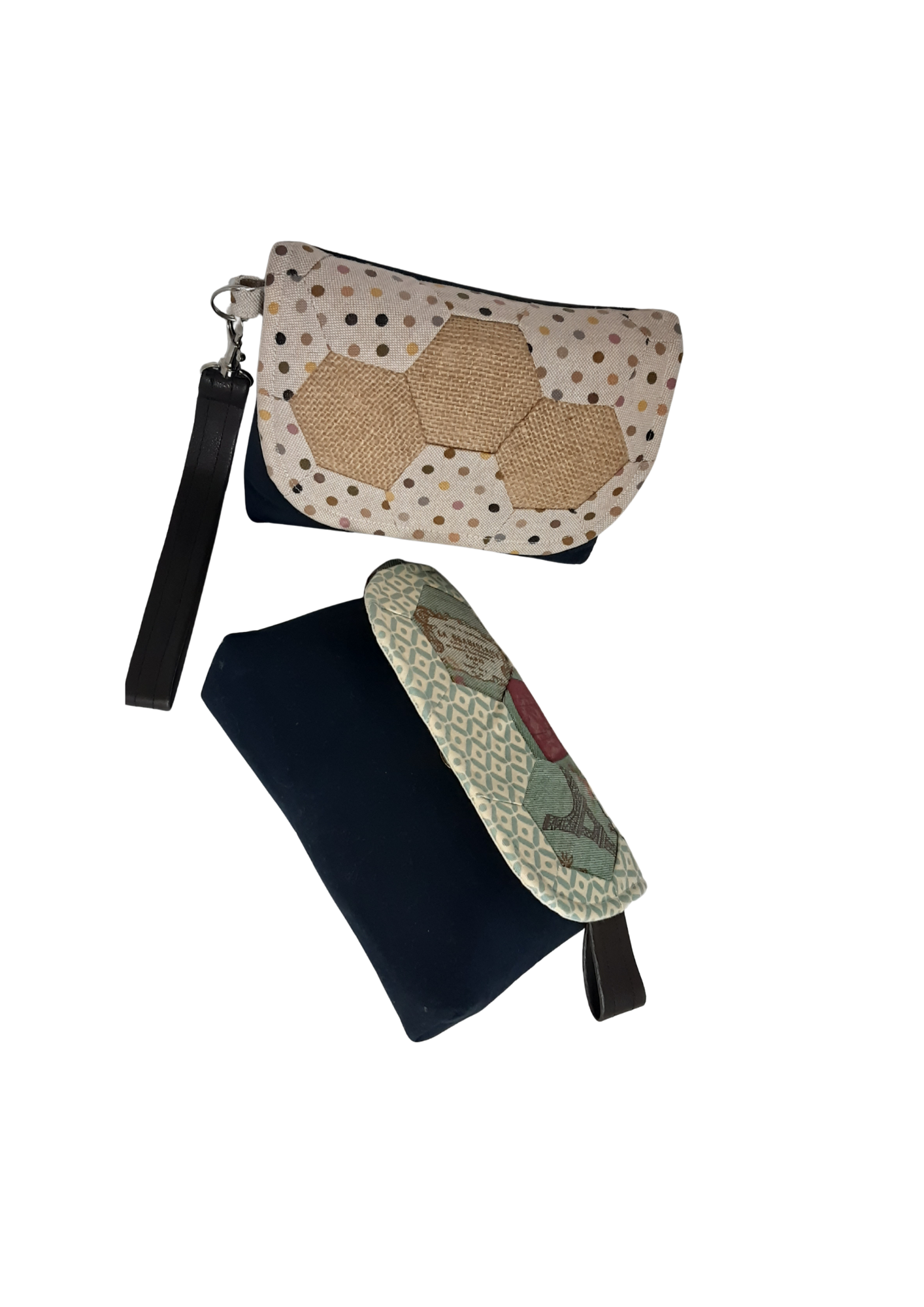 Earthy Patch Clutch Bags