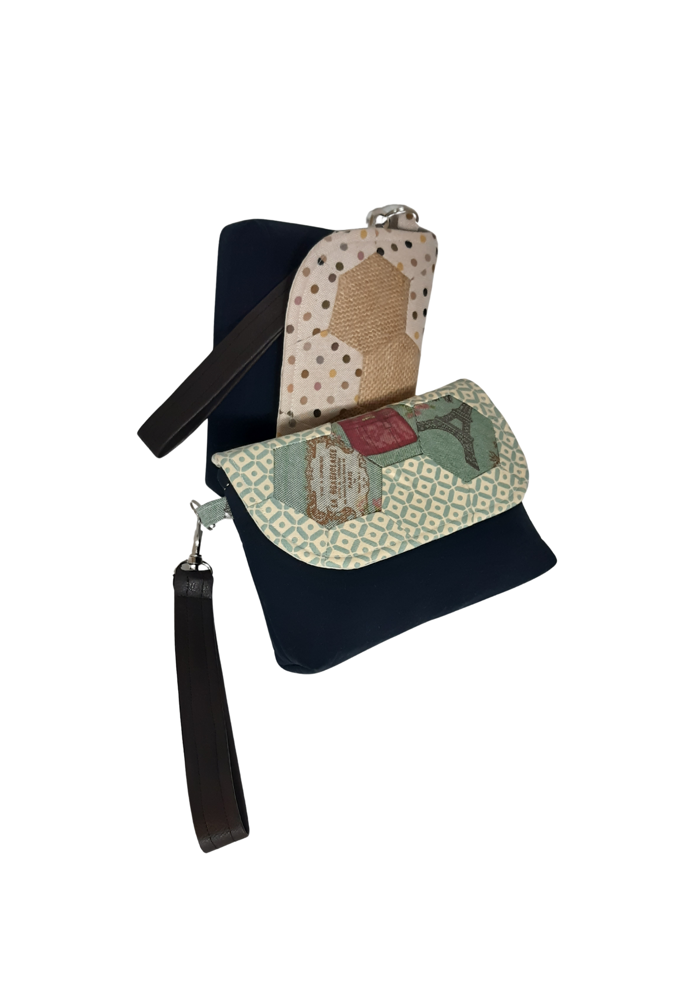 Earthy Patch Clutch Bags
