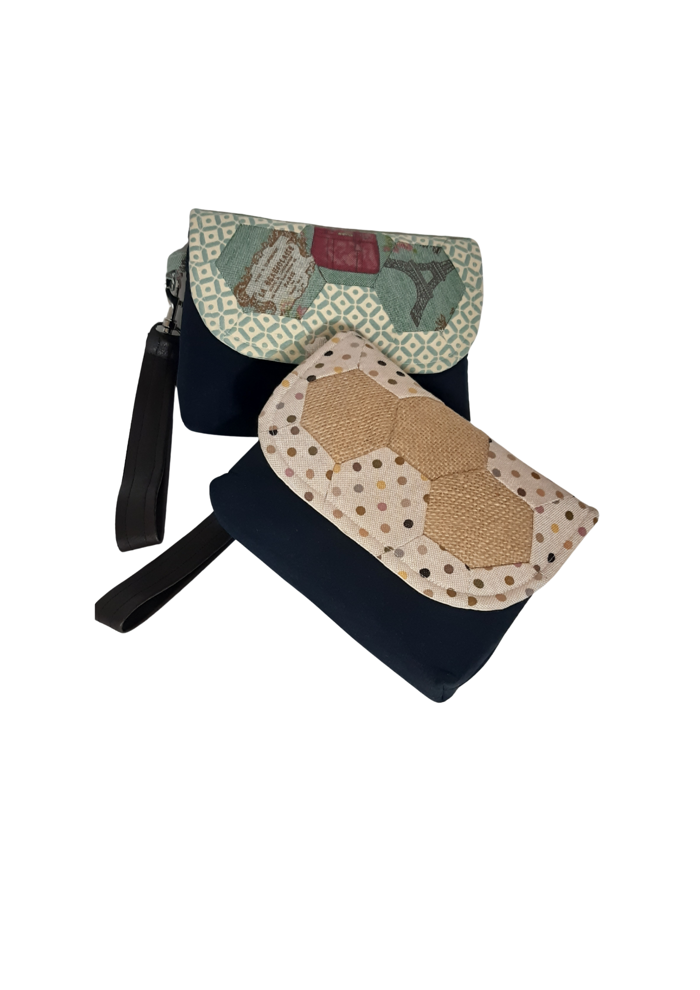 Earthy Patch Clutch Bags