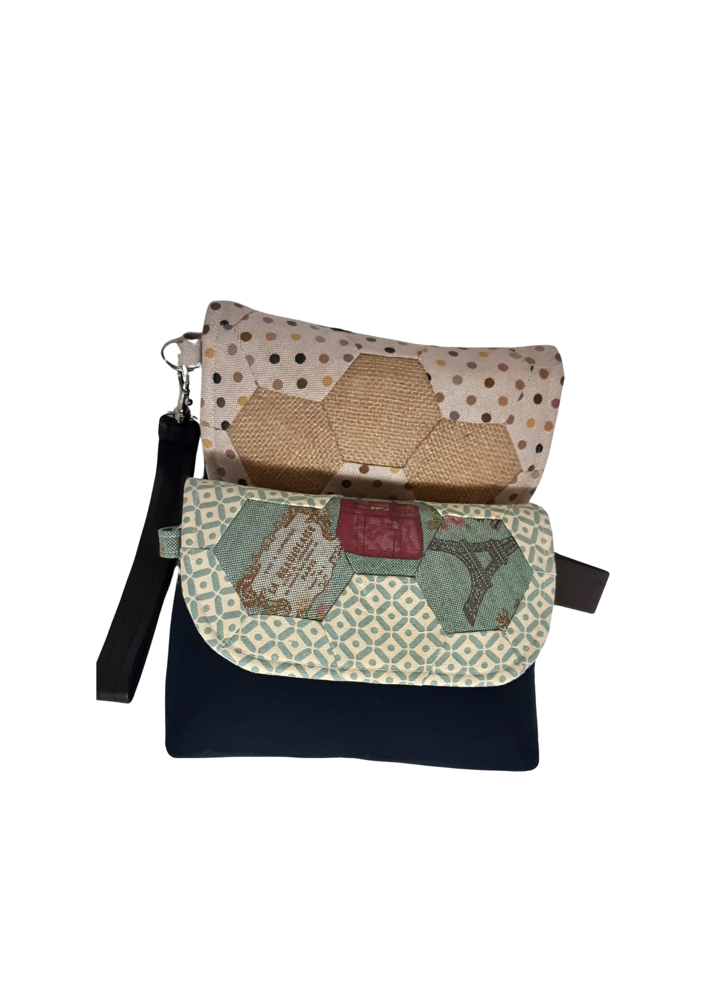 Earthy Patch Clutch Bags