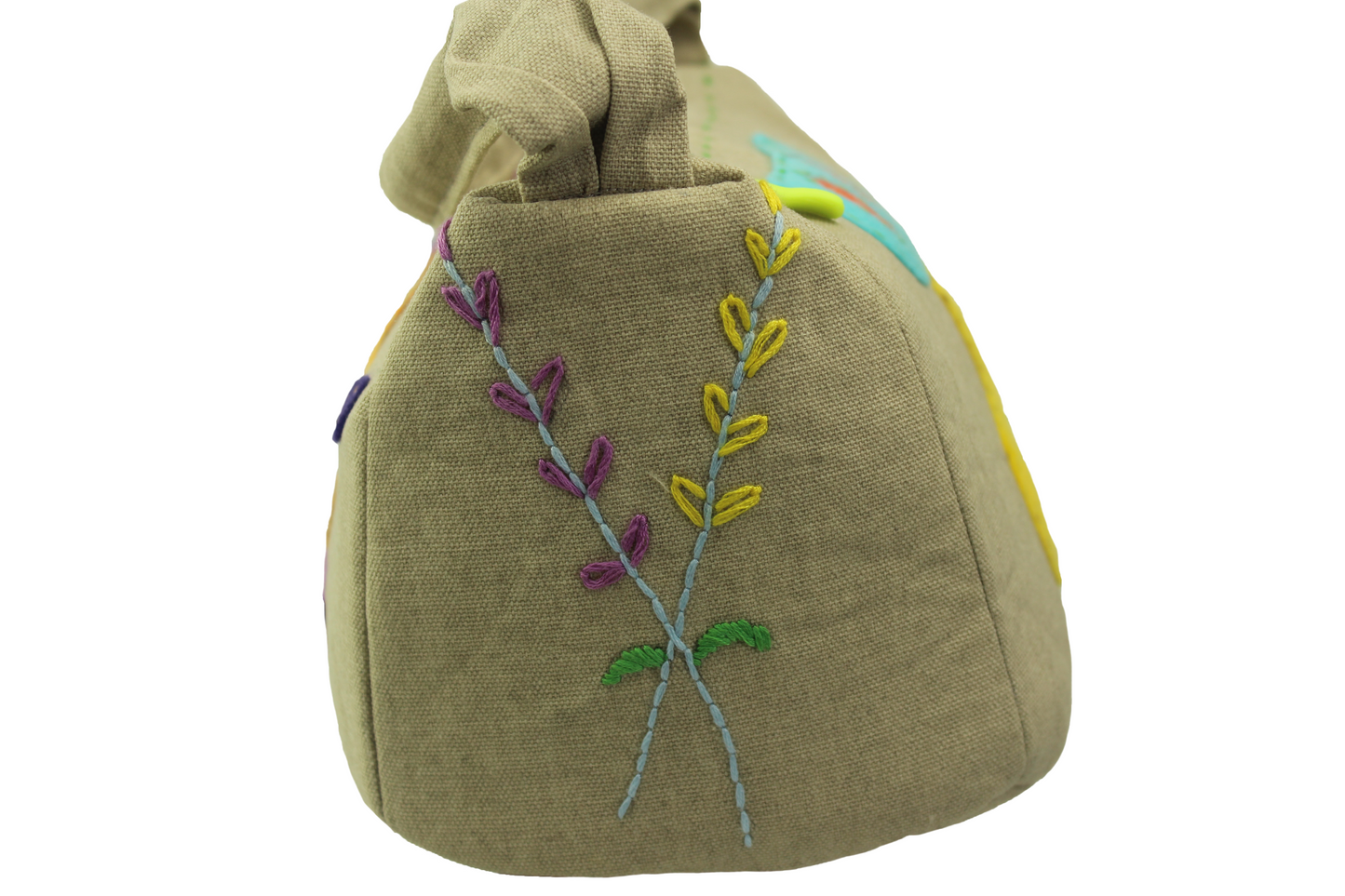 Upcycled Hand Held Bag-Daisy
