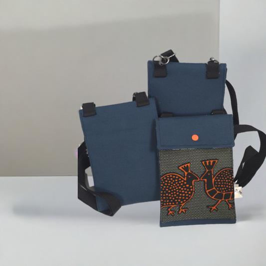 Adjustable Phone Bag – Detachable Straps & Flap Closure