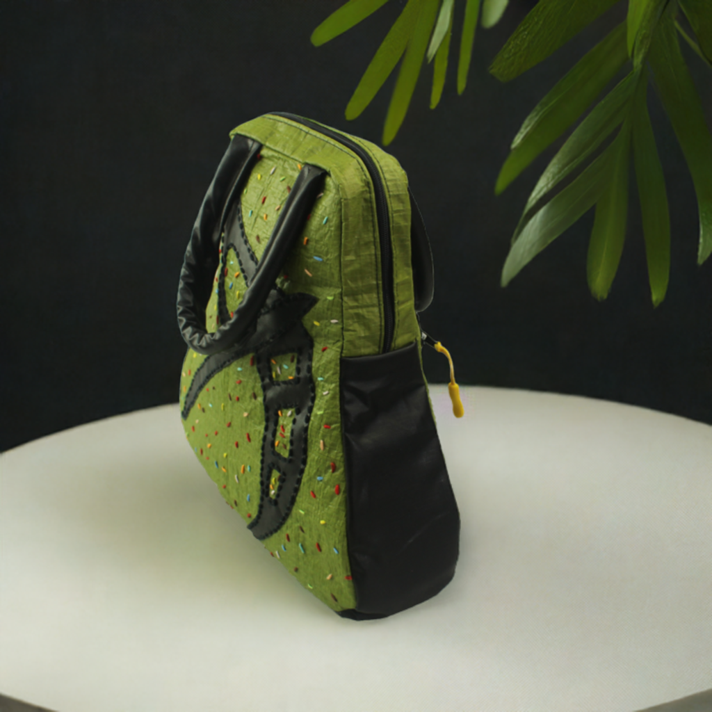 Courage – Emerald Green Handmade Bag
