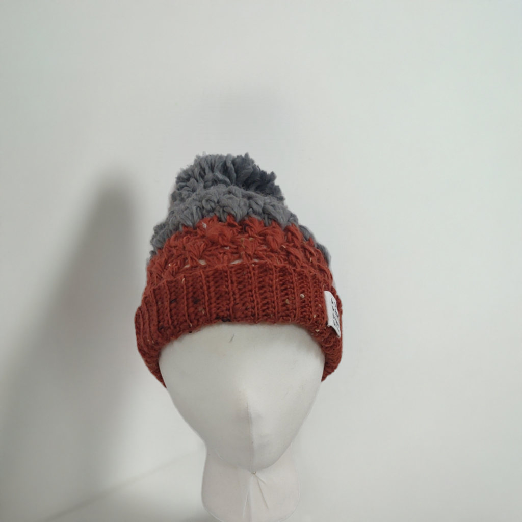 Recycled Yarn-Hand made Crochet Hat