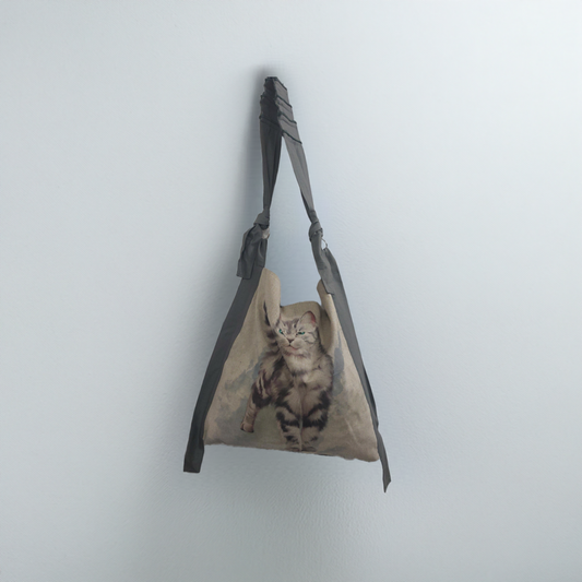 Nomad Chic Bohemian Crossbody Bags – Handmade & Stylish-Cat print