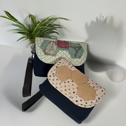 Earthy Patch Clutch Bags