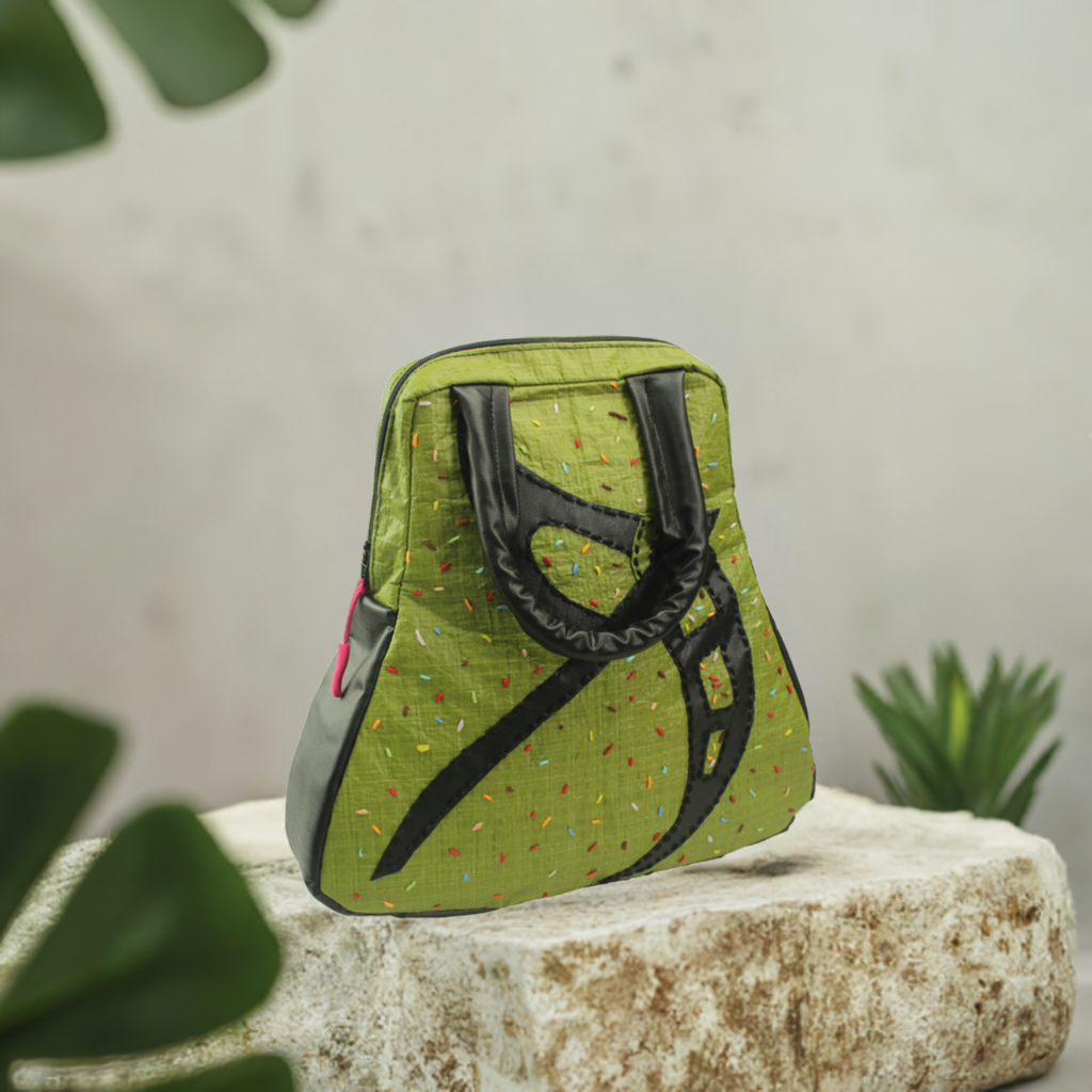 Courage – Emerald Green Handmade Bag