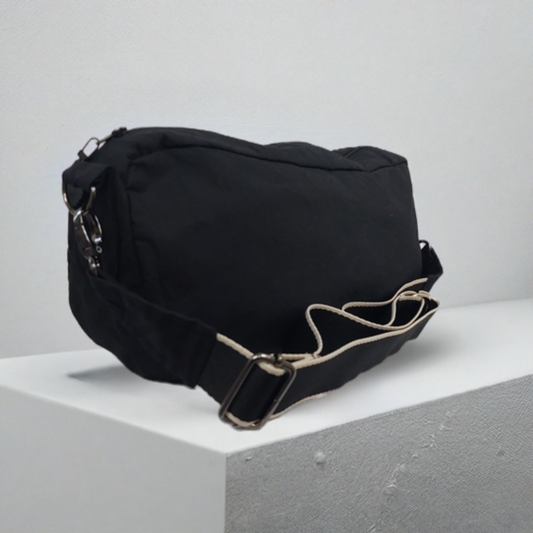 Solid Black and Brown Sling Bags - Handmade & Stylish
