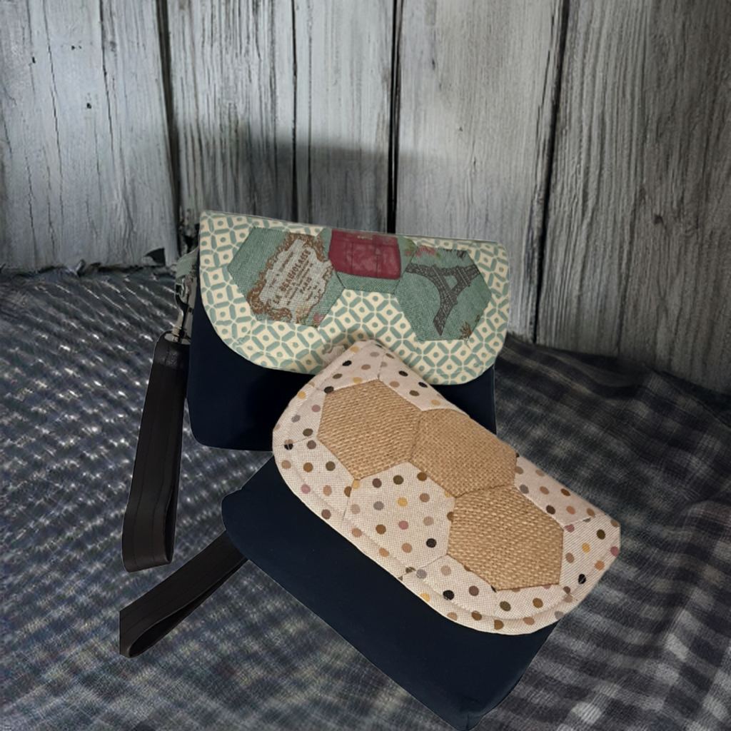 Earthy Patch Clutch Bags
