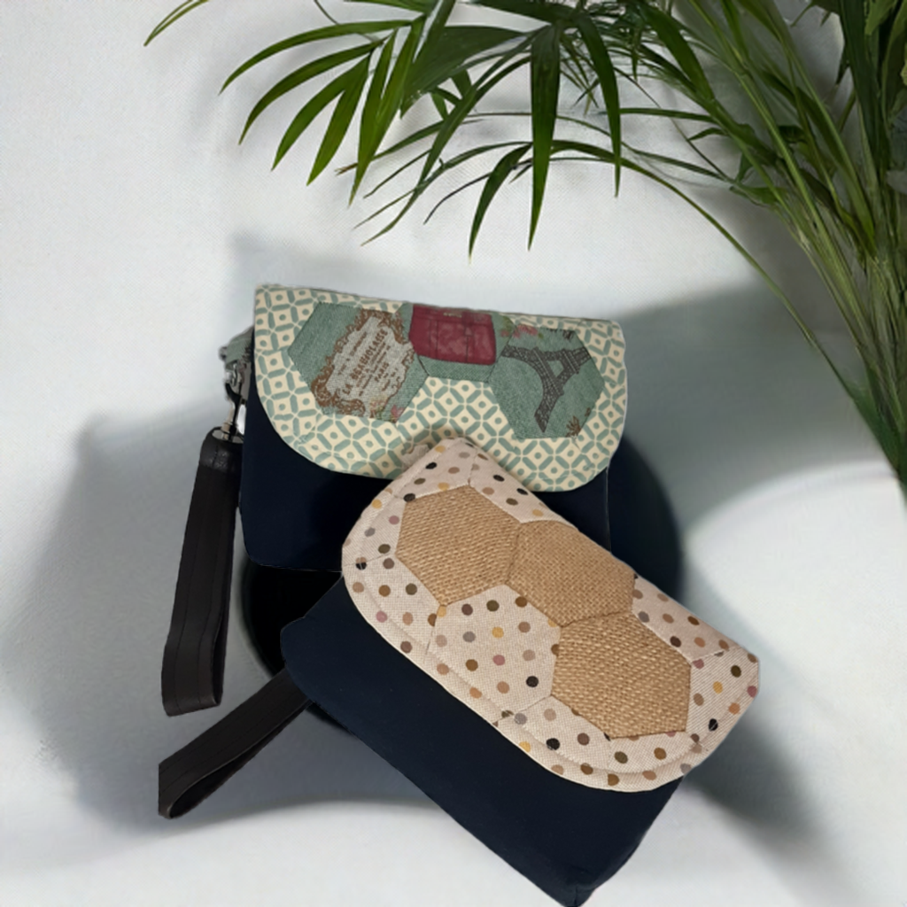 Earthy Patch Clutch Bags