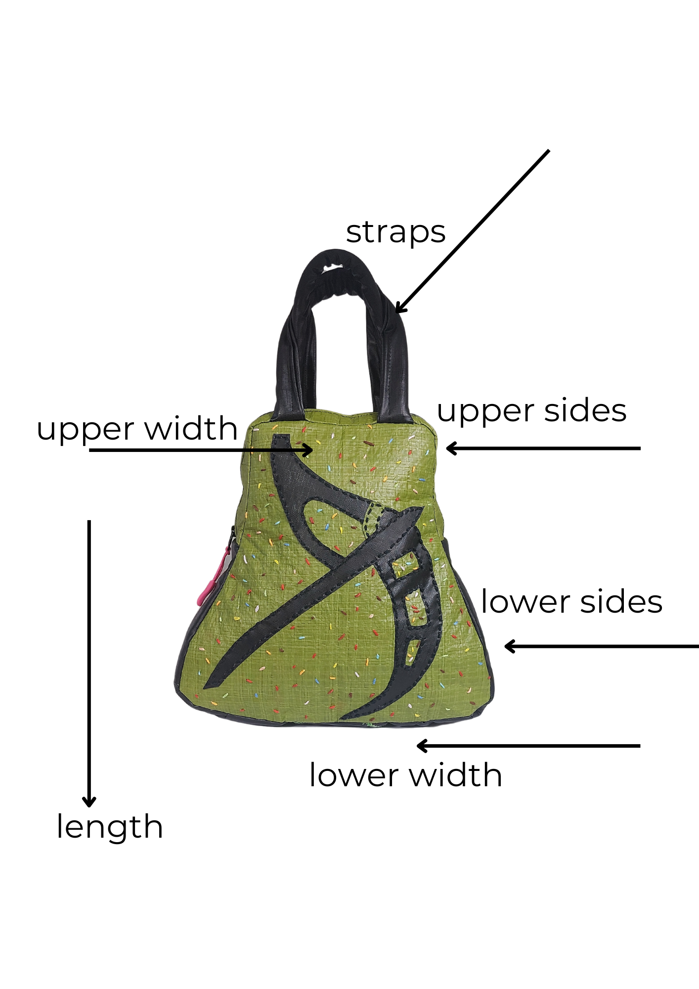Courage – Emerald Green Handmade Bag