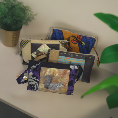Artisan-Inspired Wristlet Clutches with Unique Prints & Handcrafted Details