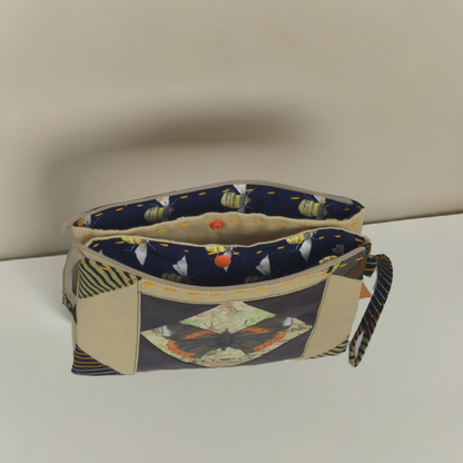 Artisan-Inspired Wristlet Clutches with Unique Prints & Handcrafted Details