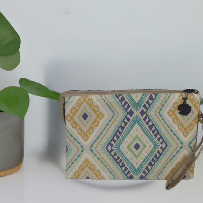 Artisan-Inspired Wristlet Clutches with Unique Prints & Handcrafted Details