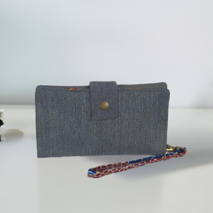 Island Ease Wristlet – One-of-a-Kind Handmade Cotton Purses