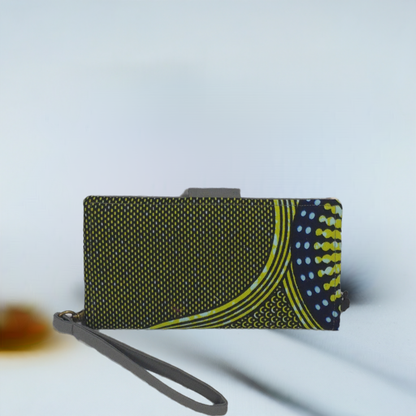 Island Ease Wristlet – One-of-a-Kind Handmade Cotton Purses