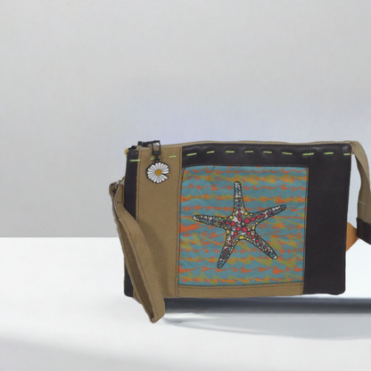 Artisan-Inspired Wristlet Clutches with Unique Prints & Handcrafted Details