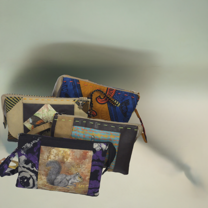 Artisan-Inspired Wristlet Clutches with Unique Prints & Handcrafted Details