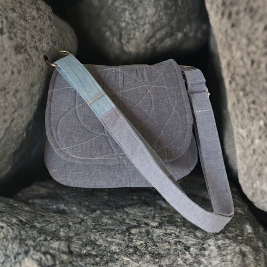 Cross Body Denim Bag