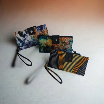 Handmade Upcycled Wristlet Wallets