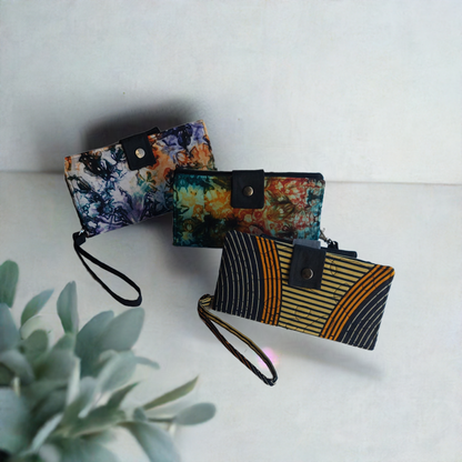 Handmade Upcycled Wristlet Wallets