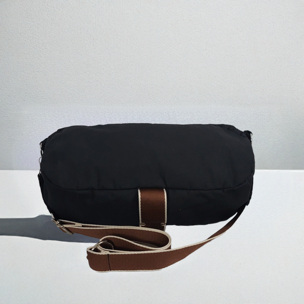 Solid Black & Brown Sling Bags