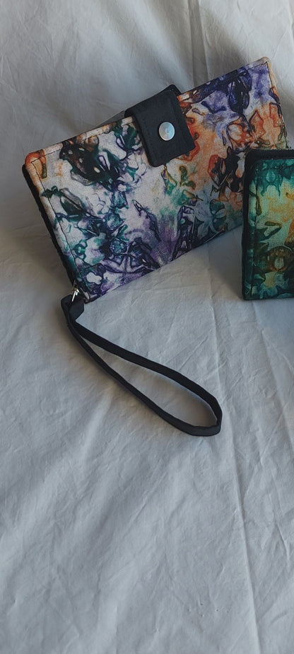 Handmade Upcycled Wristlet Wallets